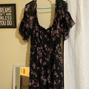 Romantic black dress